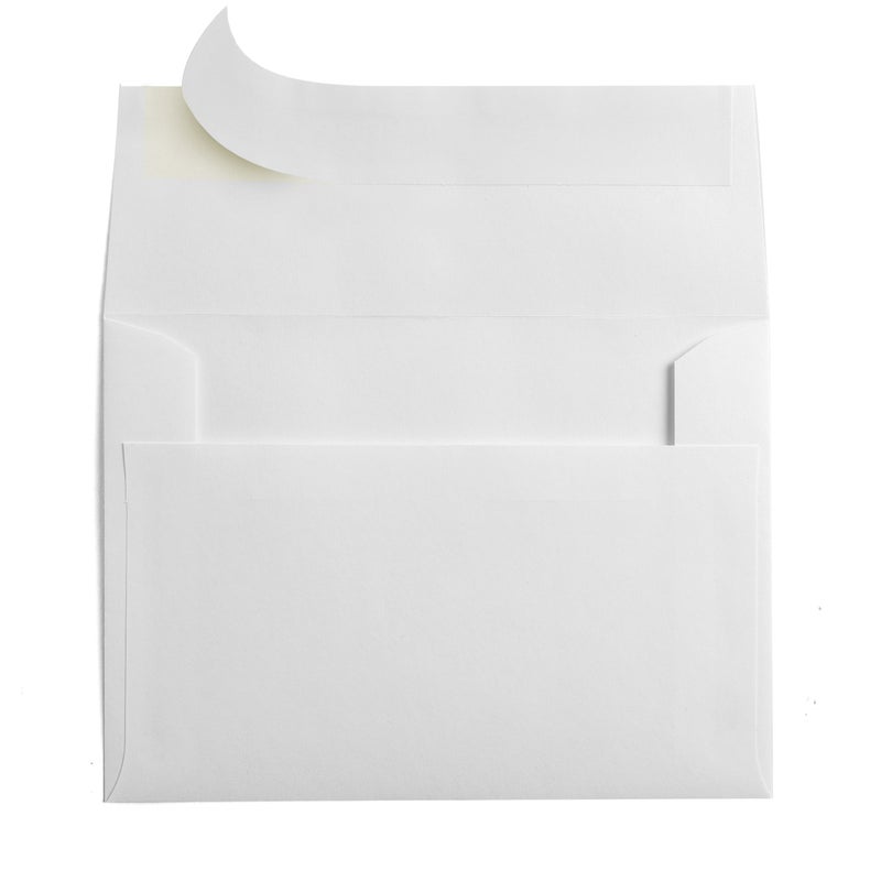 Aimoh 50 White A4 4x6 Photo Envelopes SELF SEAL - Fits 4 x 6 Photos, Invitations, Strong SELF-SEAL Closure, Size 4.5 x 6.25 Inch, 24lb, White, 50 Pack (36050) - Image 3